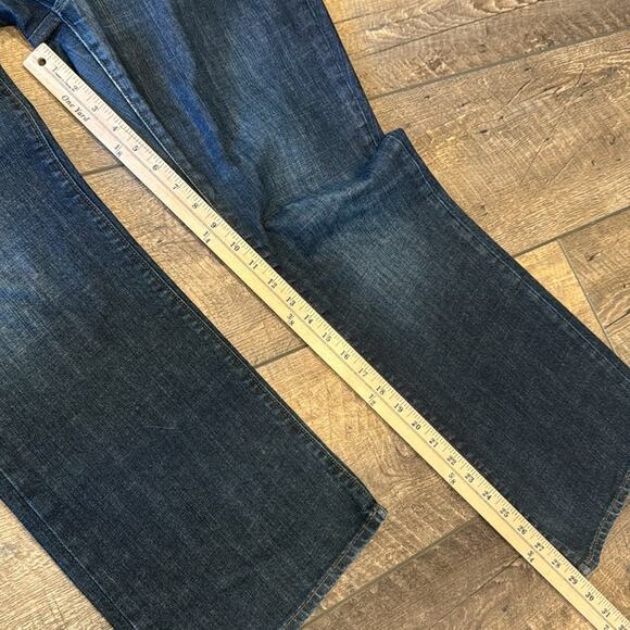 GAP Women's Mid Rise Curvy Bootcut Jean Atlantic Blue Size 12 - Picture 3 of 7